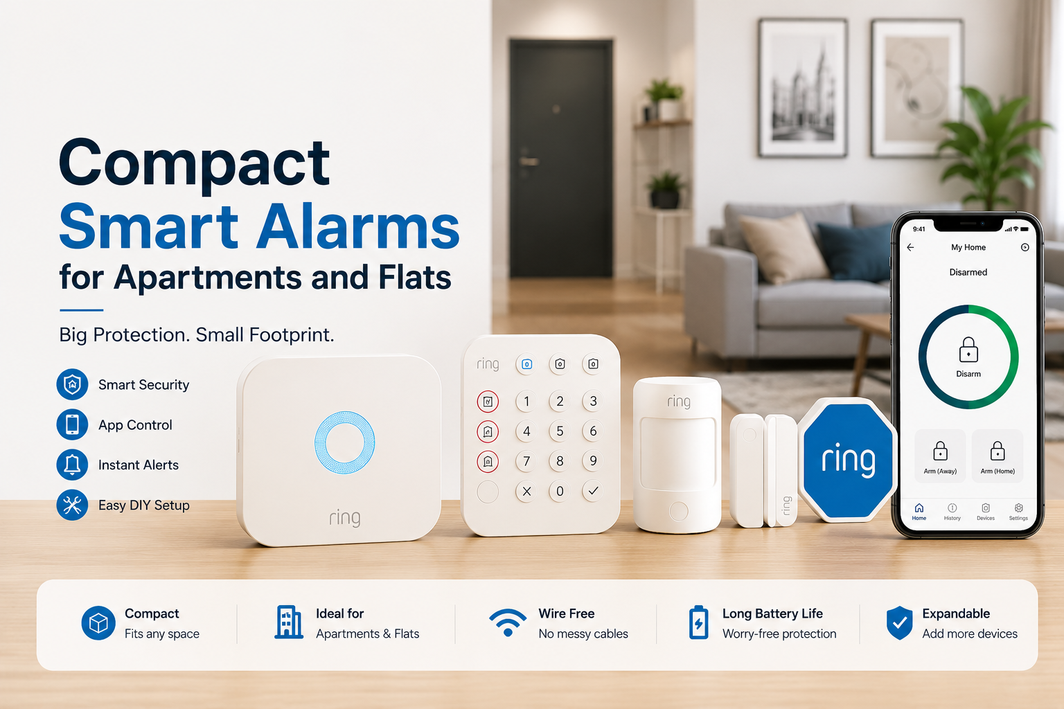 Small Space, Big Security: The Best Compact Smart Alarms for Apartments ...