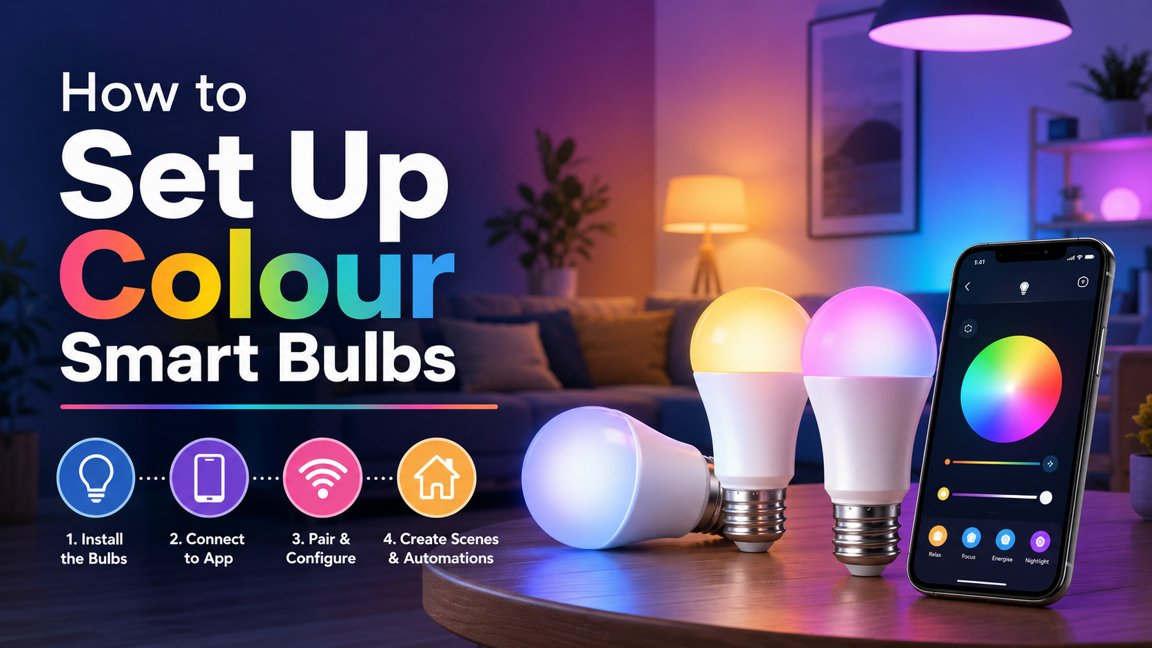 How to Set Up Colour Smart Bulbs: A Complete UK Guide - Curated Tech ...